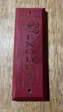 Load image into Gallery viewer, Red Mezuzah with Dove - Exodus