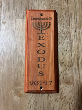 Load image into Gallery viewer, Brown Mezuzah - Exodus 20