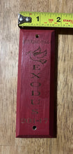 Load image into Gallery viewer, Red Mezuzah with Dove - Exodus