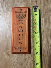 Load image into Gallery viewer, Brown Mezuzah - Exodus 20