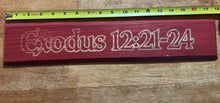 Load image into Gallery viewer, Passover Wooden Door Banner -Exodus 12