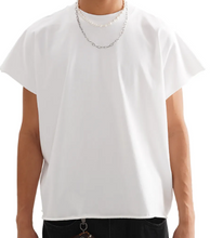 Load image into Gallery viewer, Map of the World(Flat Earth), raw edge boxy t-shirt
