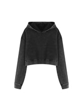 Load image into Gallery viewer, Ahayah Ashar Ahayah Picto, crop hoodie
