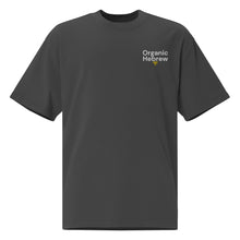 Load image into Gallery viewer, Organic Hebrew, Oversized Embroidered t-shirt