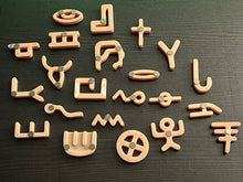 Load image into Gallery viewer, Hebrew pictograph characters
