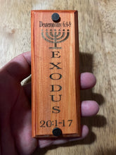Load image into Gallery viewer, Brown Mezuzah - Exodus 20
