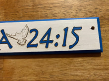 Load image into Gallery viewer, Door Banner with Dove - Joshua 24:15
