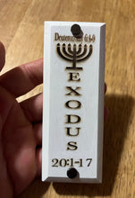 Load image into Gallery viewer, White Mezuzah - Exodus 20
