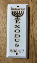 Load image into Gallery viewer, White Mezuzah - Exodus 20
