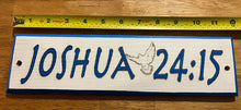 Load image into Gallery viewer, Door Banner with Dove - Joshua 24:15
