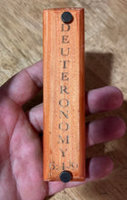 Load image into Gallery viewer, Brown Mezuzah - Deuteronomy
