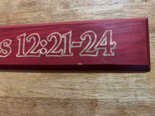 Load image into Gallery viewer, Passover Wooden Door Banner -Exodus 12
