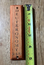 Load image into Gallery viewer, Brown Mezuzah - Deuteronomy
