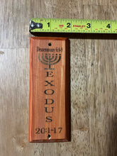 Load image into Gallery viewer, Brown Mezuzah - Exodus 20
