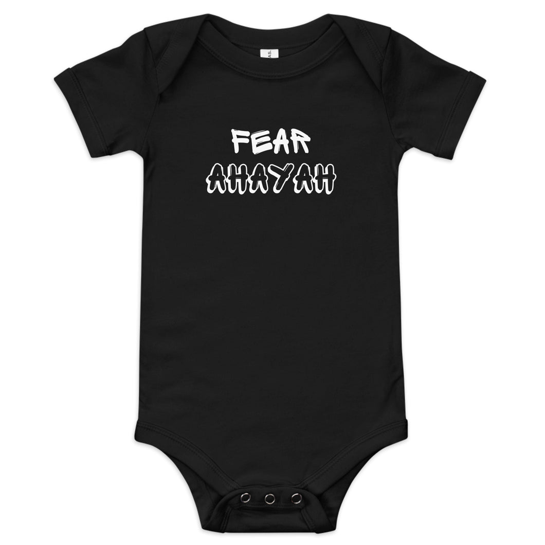 Fear AHAYAH, Baby short sleeve one piece