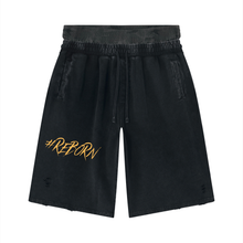 Load image into Gallery viewer, #Reborn, distressed wide leg shorts
