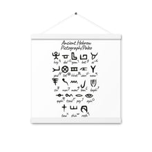 Load image into Gallery viewer, Ancient Hebrew, Poster with hangers
