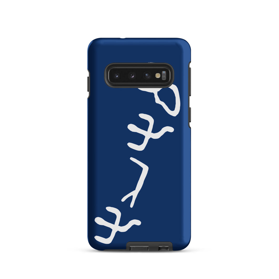 Pictograph AHAYA, blue case for Samsung®