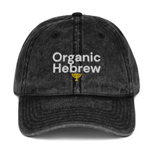 Load image into Gallery viewer, Organic Hebrew, Vintage Cap
