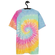 Load image into Gallery viewer, Become Qadash, embroidered, tie-dye t-shirt
